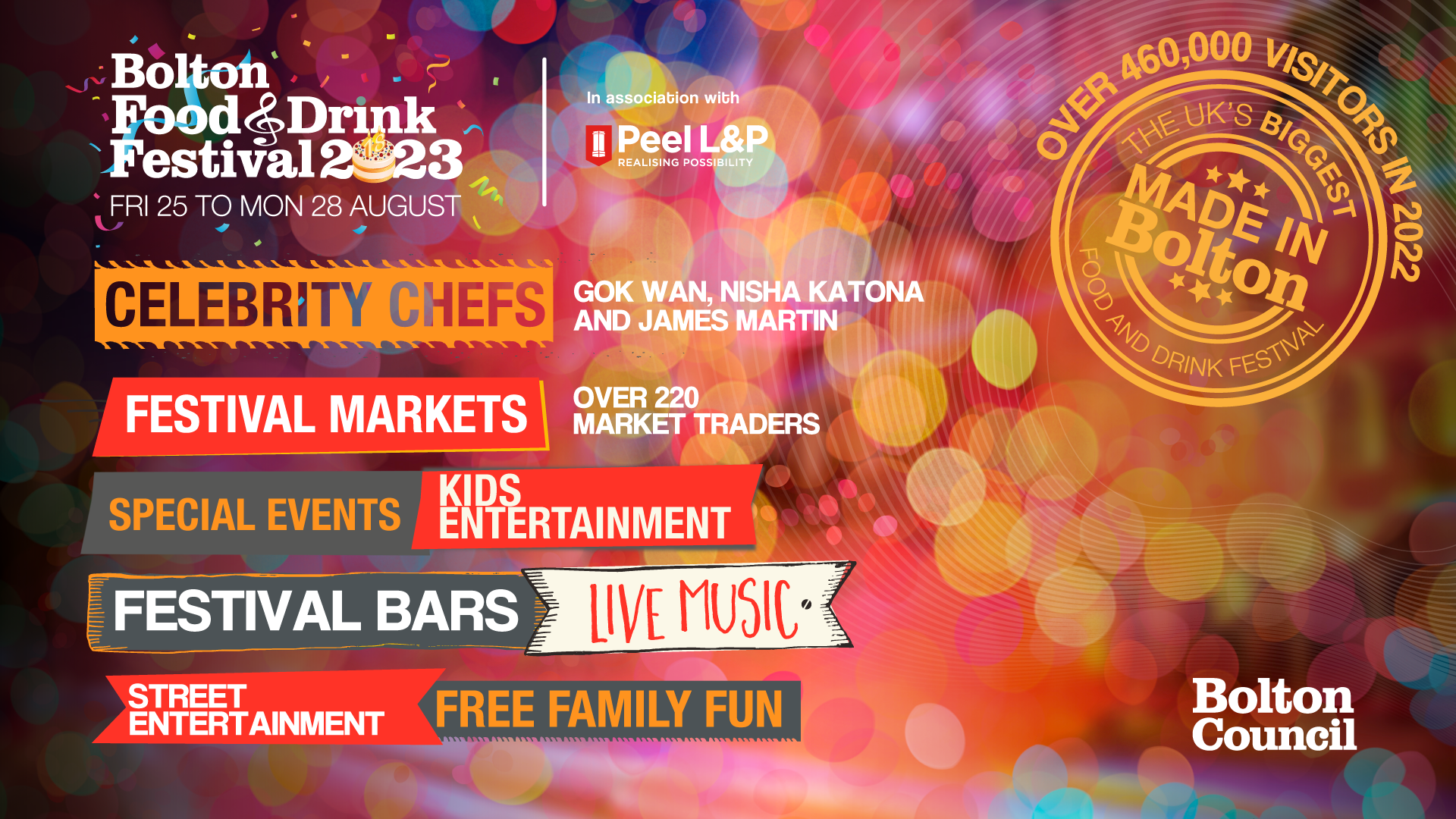 Bolton Food &Drink Festival- 25th-28th August