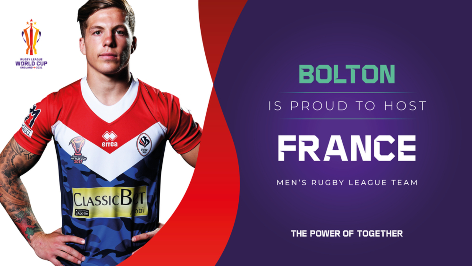 Bolton Plays Host to France for the 2021 Rugby League World Cup