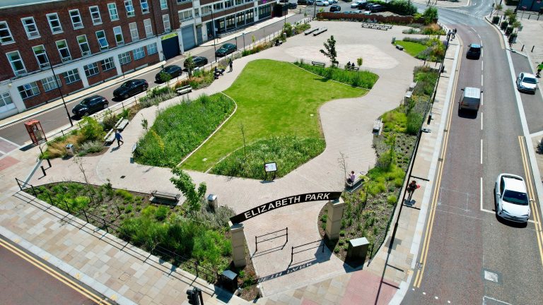 Elizabeth Park aerial view