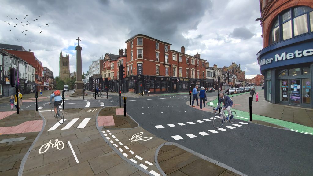 Churchgate, Bank St, Deansgate concept image
