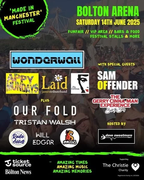 #WhatsOnBolton this Father's Day weekend! ✨ Sat 14 June: 🎶@madeinmanchesterfestival at Bolton ArenaSun 15 June: 🍽️Father's Day Carvery at Westhoughton Cricket Club🍺Father's Day Special at Bolton Stadium Hotel#FathersDayBolton
