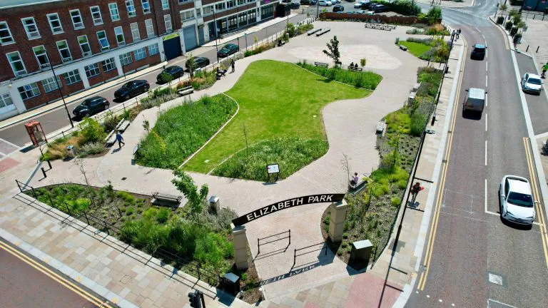 Elizabeth Park aerial view